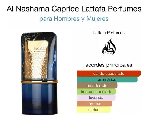 Miniatura Lattafa Al Nashama Caprice EDP 100ml