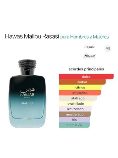 Miniatura Hawas Malibú 100ml