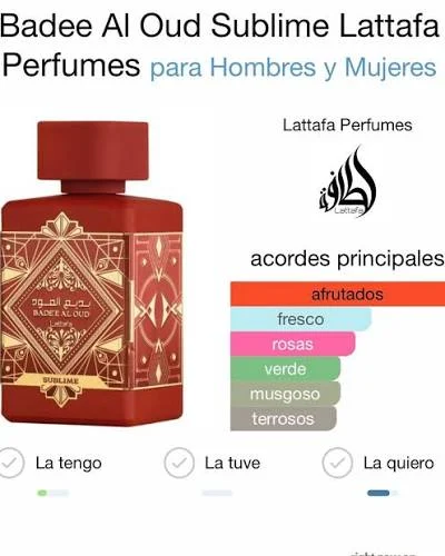 Miniatura Lattafa Badee Al Oud Sublime EDP