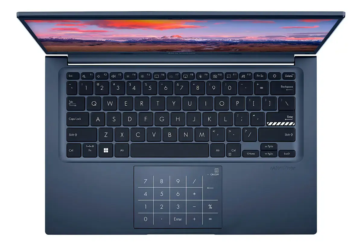 Miniatura Notebook Asus x1404, I5 13th, 12gb Ram, 256gb SSD