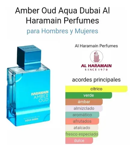 Miniatura Amber Oud Aqua Dubai Al Haramain 100ml