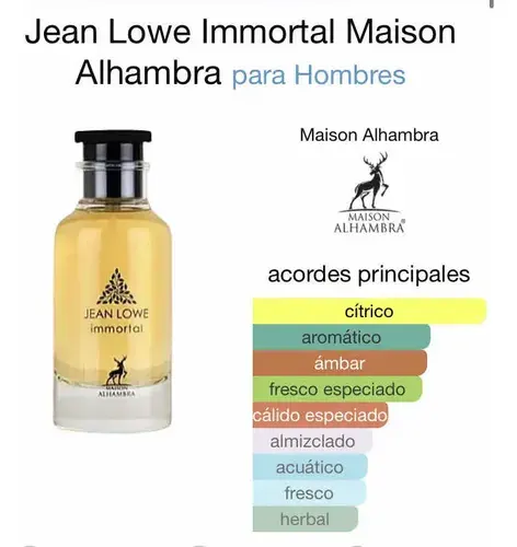 Miniatura Jean Lowe Immortal Maison Alhambra 100ml