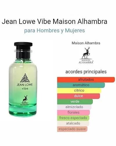 Miniatura Jean Lowe Vibe Maison Alhambra 100ml