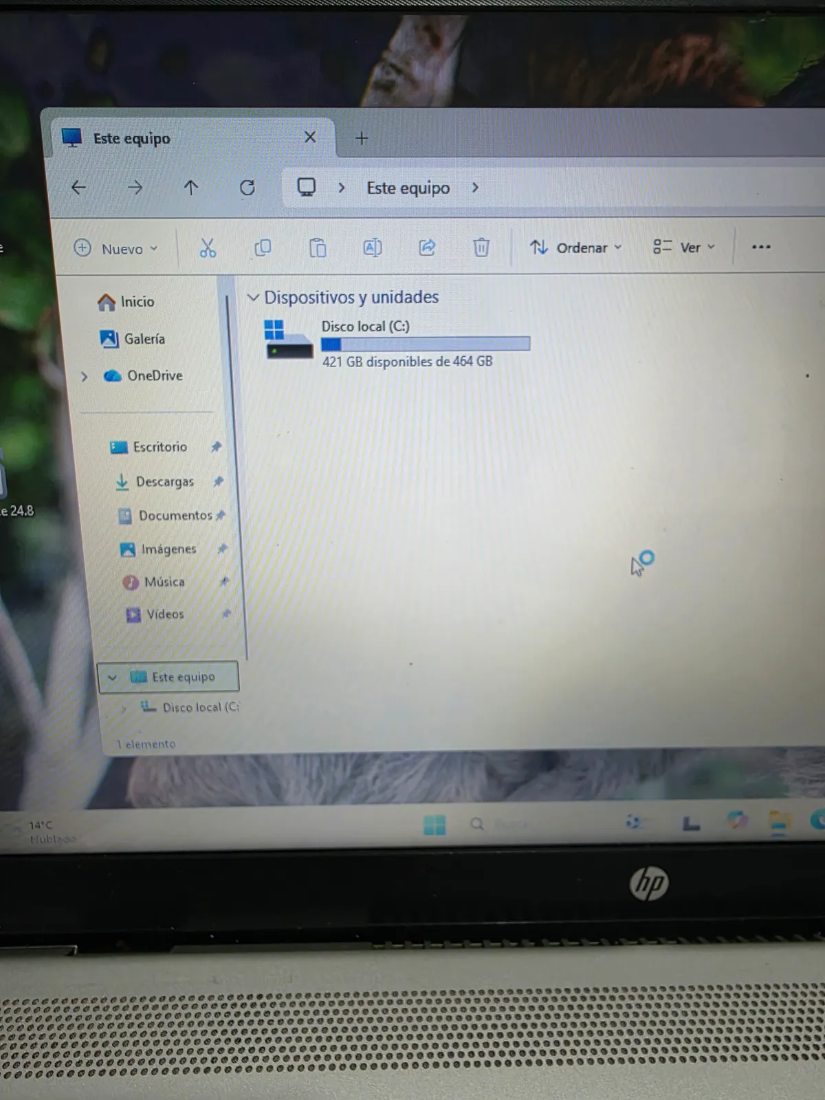 Imagen del producto: Hp, i5 7th, 8gb Ram, GPU Mx940 4gb, 256gb SSD, 15.6"